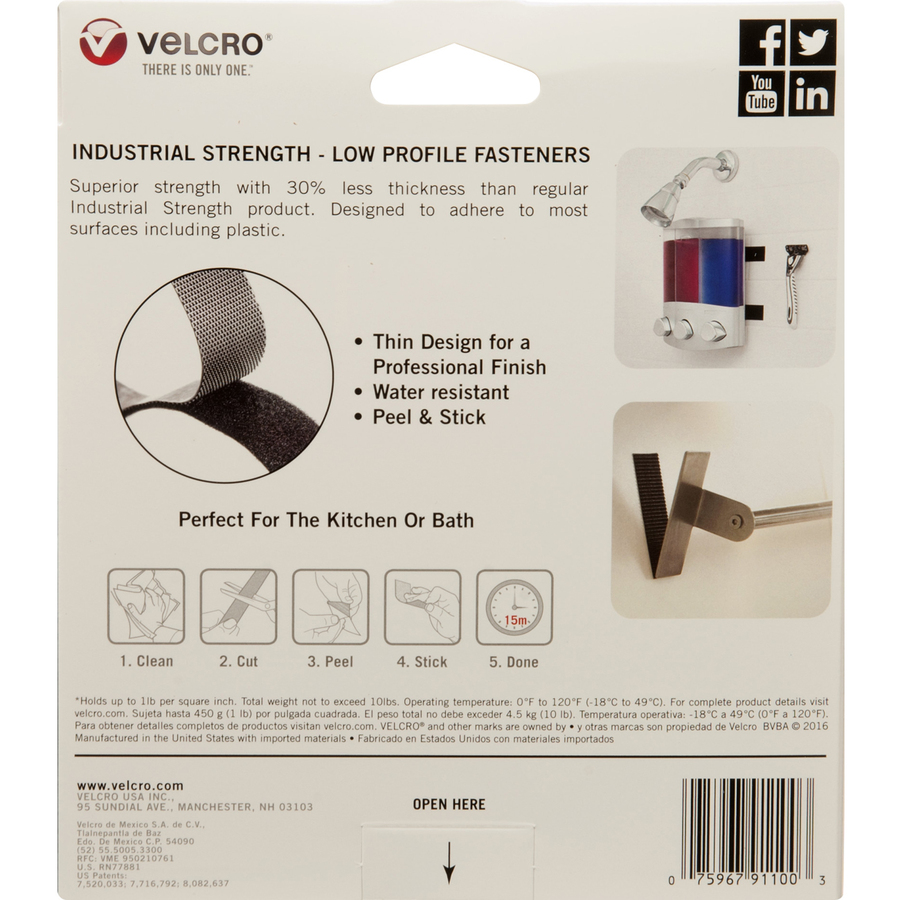 VELCRO Brand Industrial Strength, Indoor & Outdoor Use, Superior