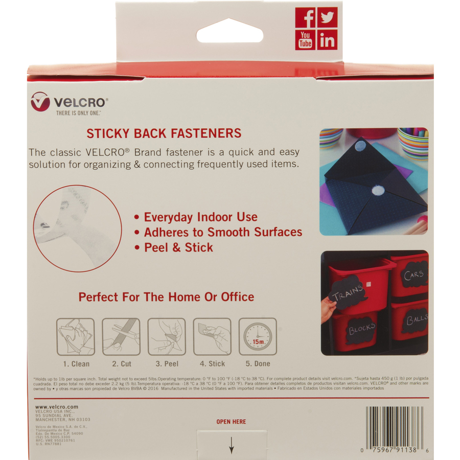 VELCRO® 91823 - VELCRO® Brand Sticky-Back Fasteners, VEK91823