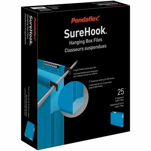 pfx22100???Pendaflex Reinforced Top Tab File Jacket Pendaflex® Expanding Poly Files, 3.5\" Expansion, 7 Sections, Hook