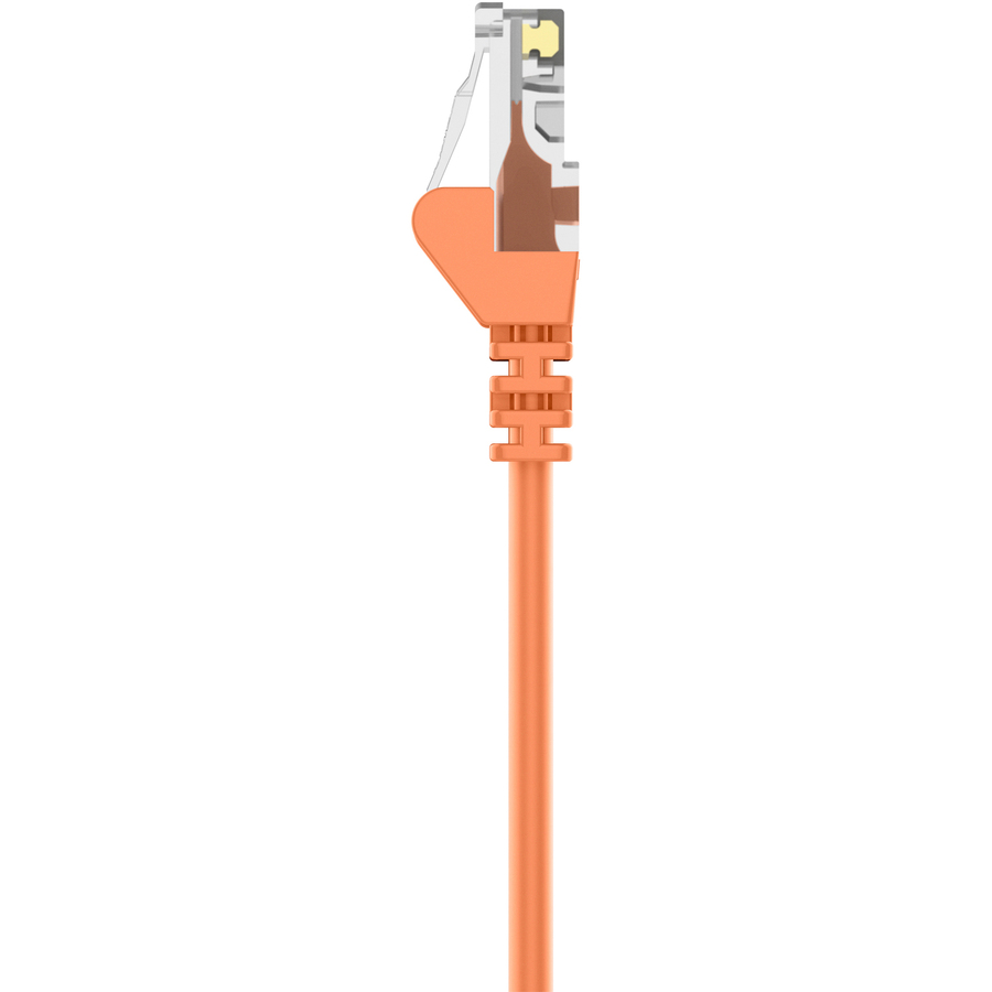 Belkin Cat5e Patch Cable - RJ-45 Male Network - RJ-45 Male Network - 10ft - Orange
