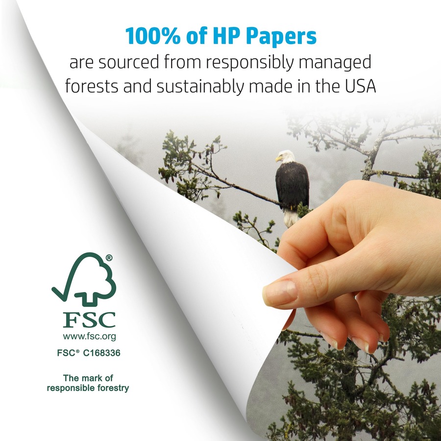 Hammermill Paper for Copy 8.5x11 Inkjet, Laser Recycled Paper - White -  Recycled - 30% Recycled Content - HAM86700PL 