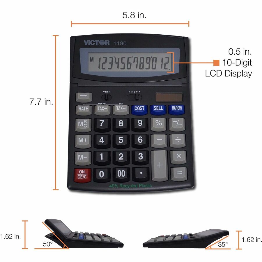 Victor 1190 Desktop Display Calculator