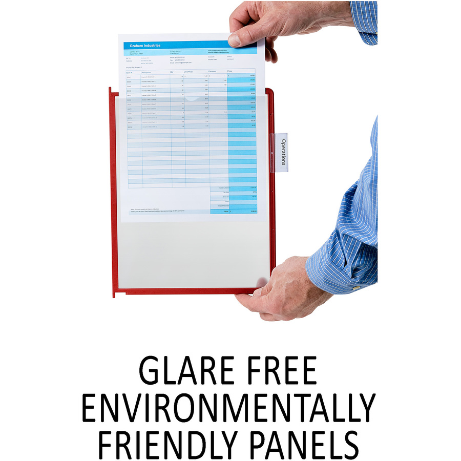 DURABLE® INSTAVIEW® Replacement Panels for Reference Display System - Replacement Panels - Assorted - 5 Pack - INSTAVIEW Design