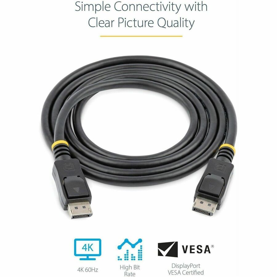 VESA Certified DisplayPort 1.4 Cable - 6 ft.