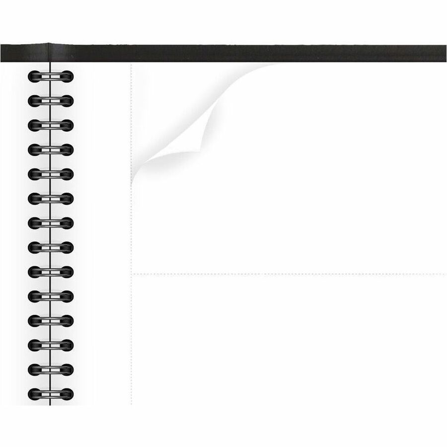 At-A-Glance Monthly Planner - Monthly - 1 Year - January 2024 - December 2024 - 1 Month Single Page Layout - 6 7/8" x 8 3/4" Sheet Size - Black CoverPhone Directory, Perforated - 1 Each