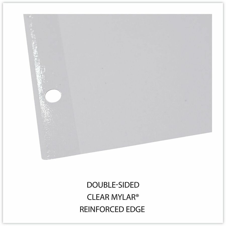 Universal Self-Tab Index Dividers, 8-Tab, 11 x 8.5, White, 24 Sets - 24 x Divider(s) - 8 Blank Side Tab(s) - 8.5" Divider Width x 11" Divider Length - Letter - 3 Hole Punched - White Ledger Stock Divider - White Ledger Stock Tab(s) - 30% Recycled - Custom