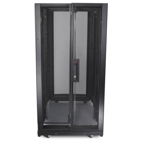 APC NetShelter SX, Server Rack Enclosure, 24U, Shock Packaging, 1250 lbs, Black, 1200H x 600W x 1070D mm [TAA]