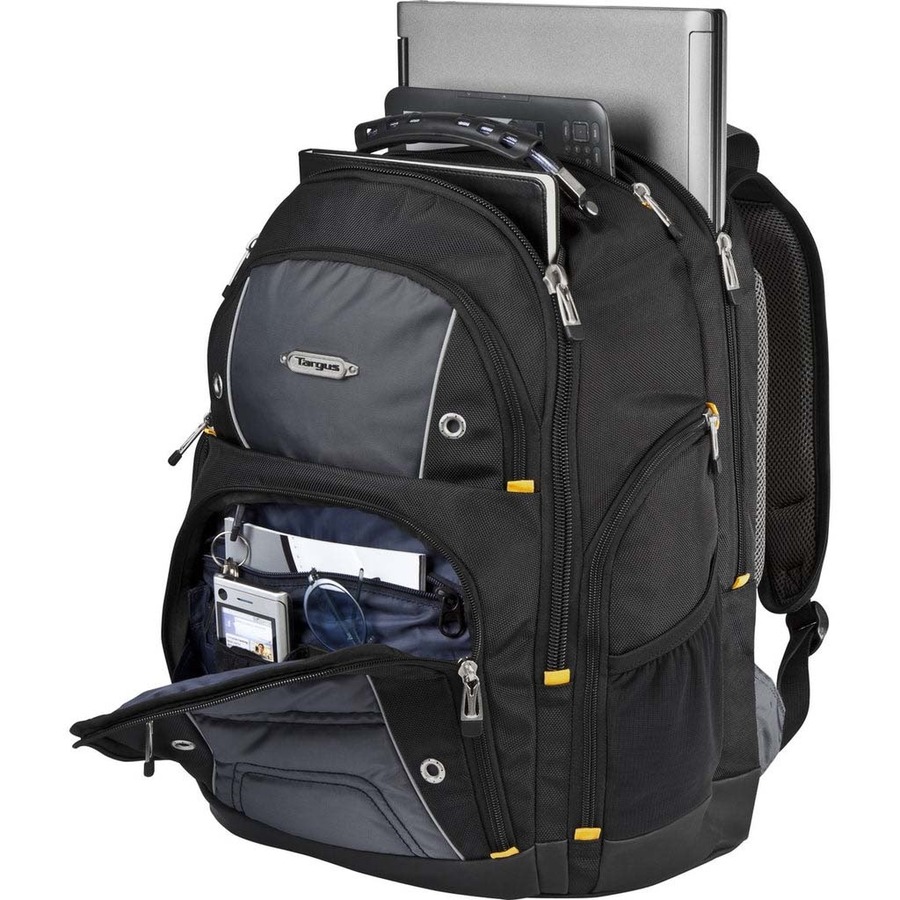 Targus DRIFTER TSB238US Carrying Case Rugged (Backpack) for 16" Notebook - Black, Gray