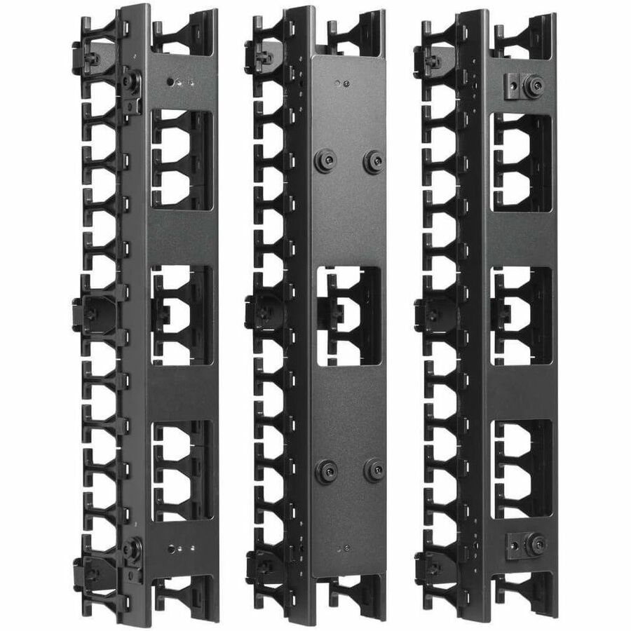 Tripp Lite by Eaton SmartRack 3-in. (7.62 cm) Wide High Capacity Vertical Cable Manager - Double finger duct