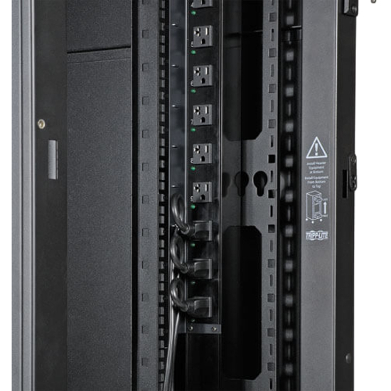Tripp Lite by Eaton 45U SmartRack Wide Standard-Depth Rack Enclosure Cabinet with doors & side panels