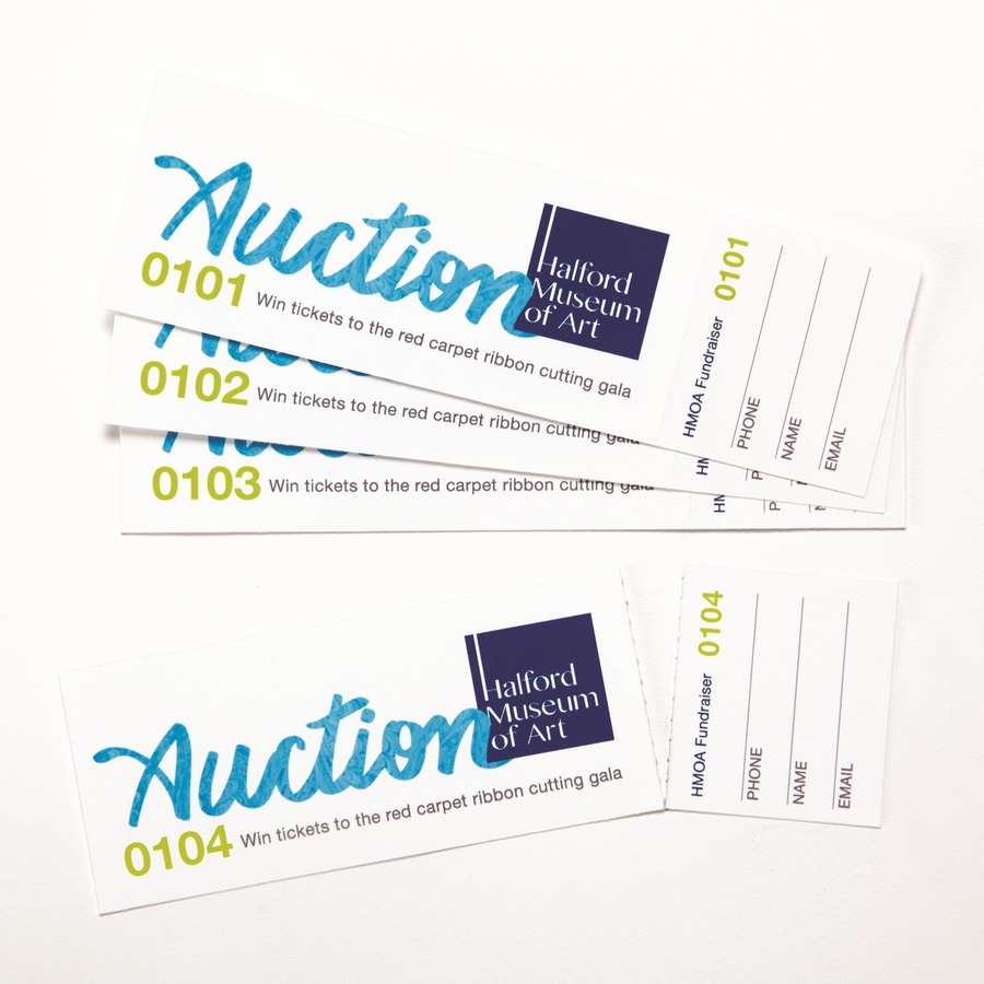 Avery® Blank Printable Perforated Raffle Tickets TearAway Stubs