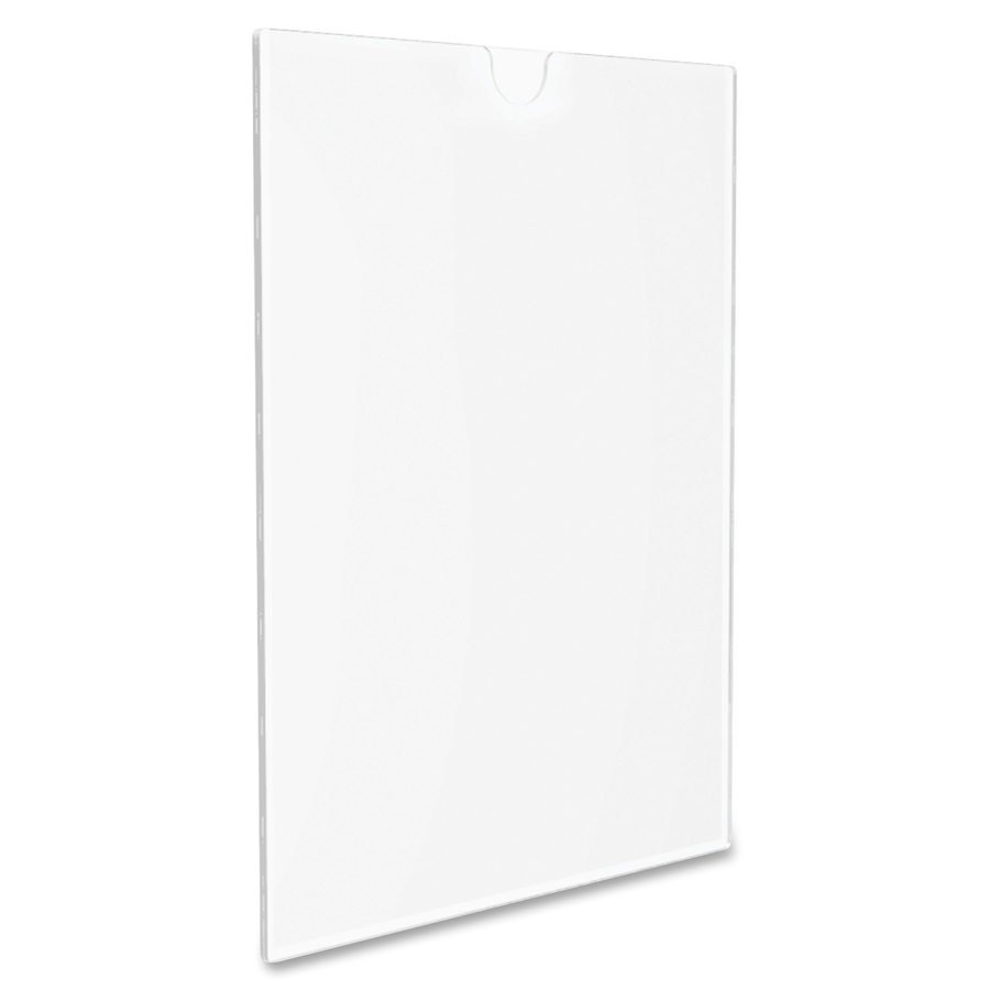 Deflecto Cubicle Sign Holders - 11" (279.40 mm) x 8.50" (215.90 mm) x - 1 Each - Clear = DEF588601