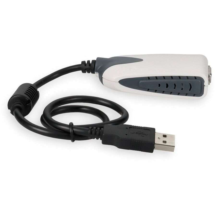 AddOn 5-Pack of USB A 2.0 Male to VGA Female Black Adapters - 100% compatible and guaranteed to work