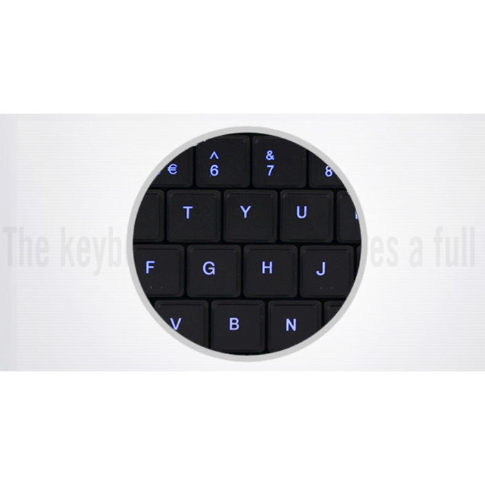 A4-TECH BLUE LED BACKLIT MULTIMEDIA KEYBOARD