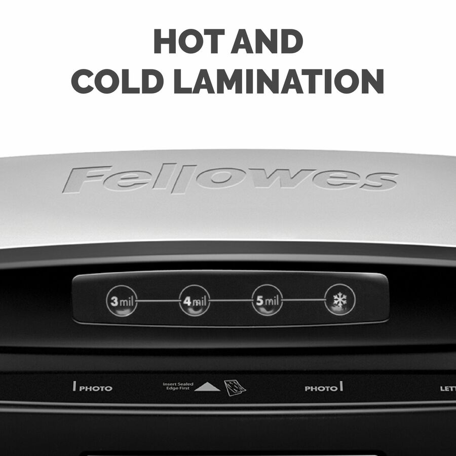 Fellowes Saturn3i 95 Laminator & Pouch Starter Kit - Pouch - 9.50" (241.30 mm) Lamination Width - 5 mil Lamination Thickness - 4.13" (104.90 mm) x 17.19" (436.63 mm) x 5.50" (139.70 mm) = FEL5735801
