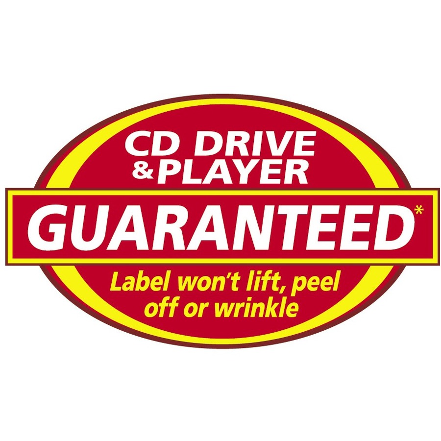 Avery® Clear CD/DVD Inkjet Matte Labels - Matte White - 300 Total Label(s) - 100 / Pack