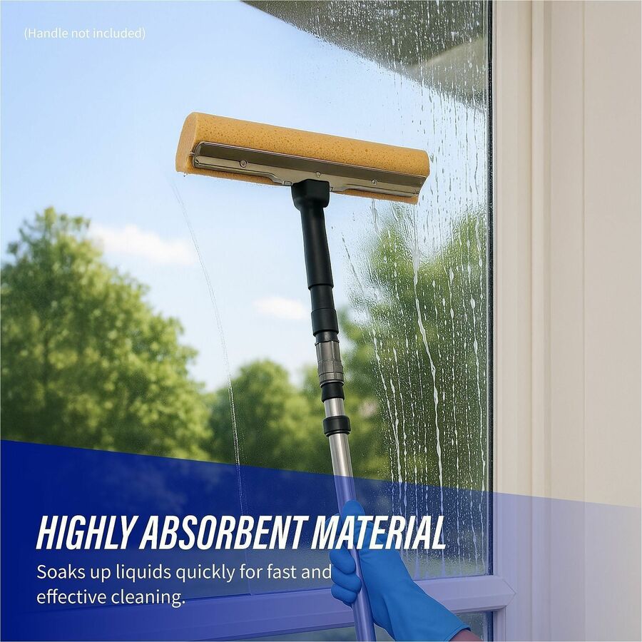 Genuine Joe Roller Sponge Mop Refill - Natural - 1 Each