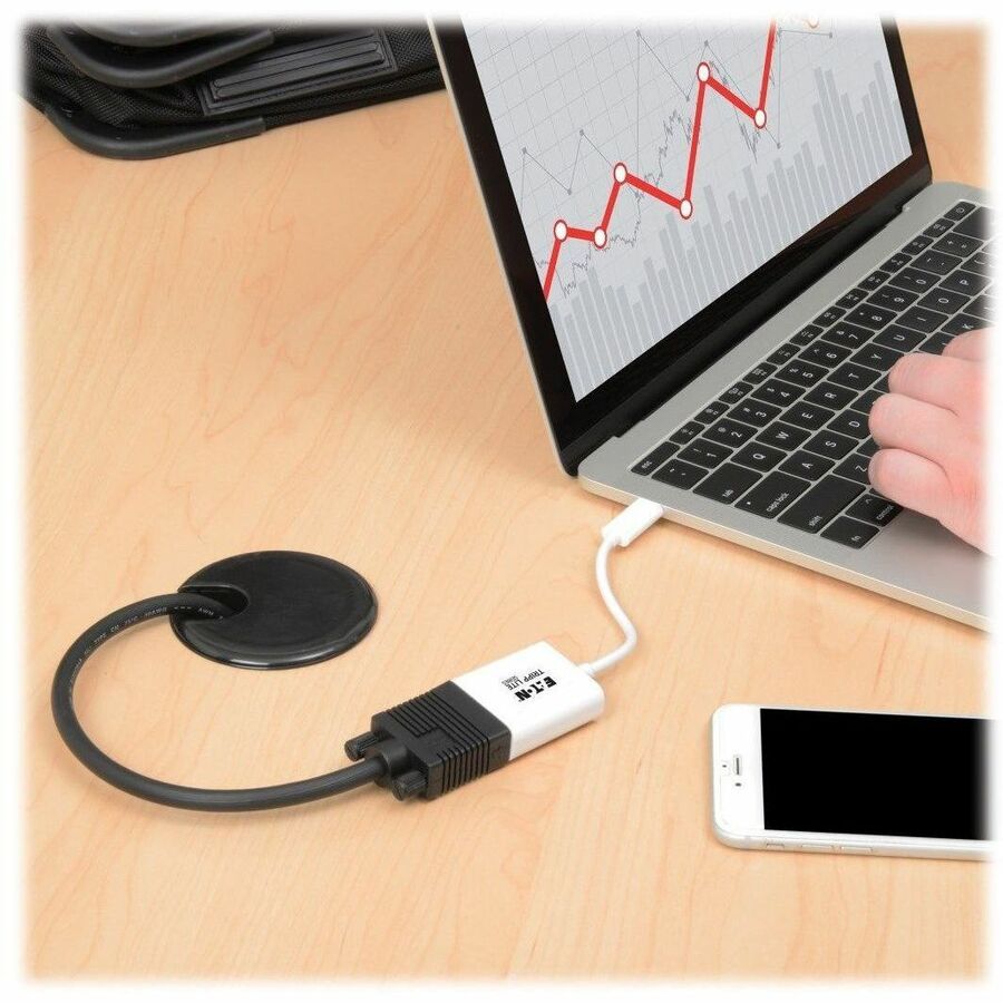 Eaton Tripp Lite Series USB-C to VGA Adapter with Alternate Mode - DP 1.2