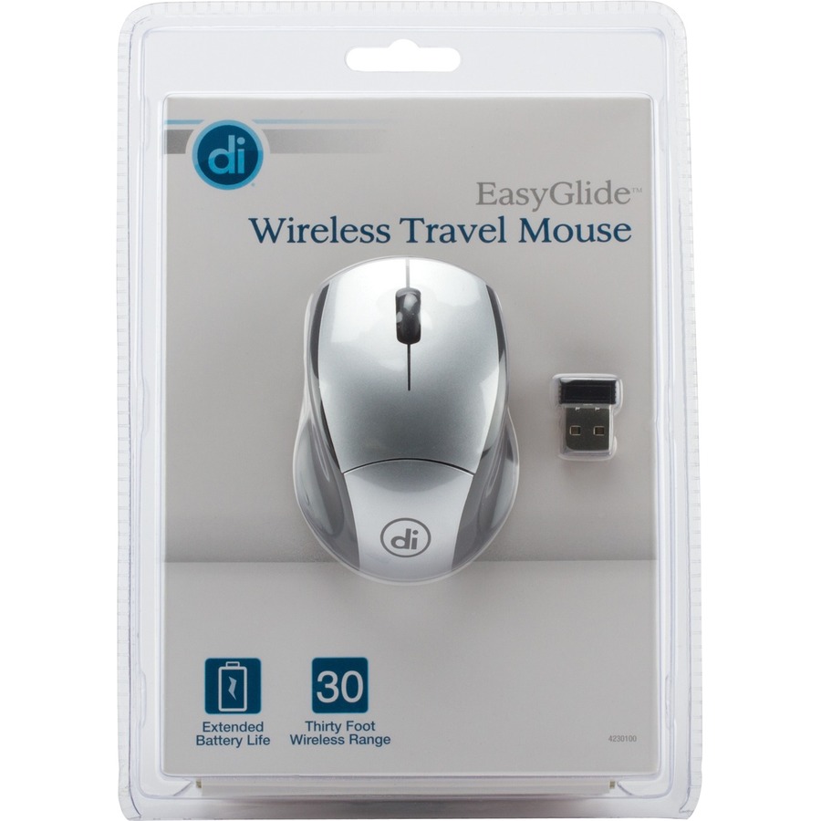 Digital Innovations EasyGlide Wireless 3-Button Travel Mouse