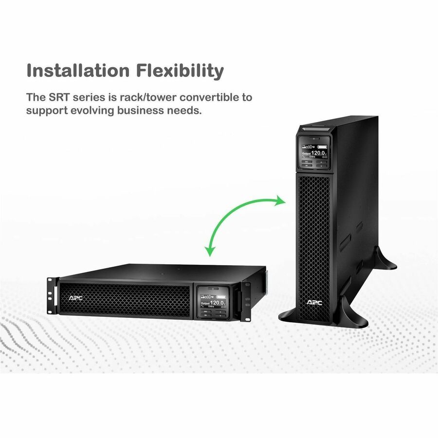 APC Smart-UPS On-Line, 2200VA, Rackmount 2U, 120V, 6x 5-20R+1x L5-20R NEMA outlets, SmartSlot, Extended runtime, W/ rail kit