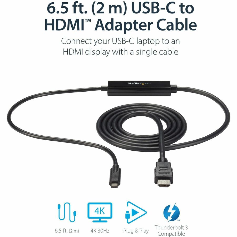 6 ft. USB Type-C to HDMI Cable Adapter