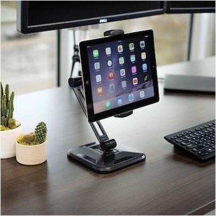 StarTech.com Adjustable Tablet Stand with Arm - Universal Mount for 4.7" to 12.9" Tablets such as the iPad Pro - Tablet Desk Stand or Wall Mount Tablet Holder
