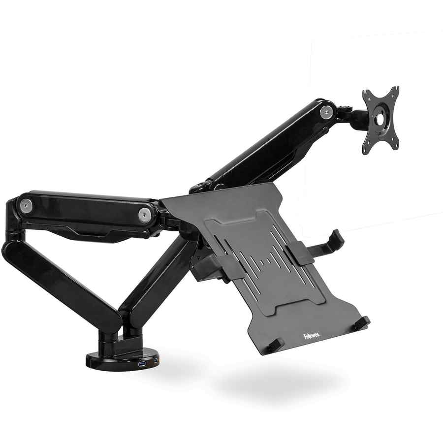 Fellowes Laptop Arm Accessory - 17" Screen Support - 6.80 kg Load Capacity - 1 Each = FEL8044101