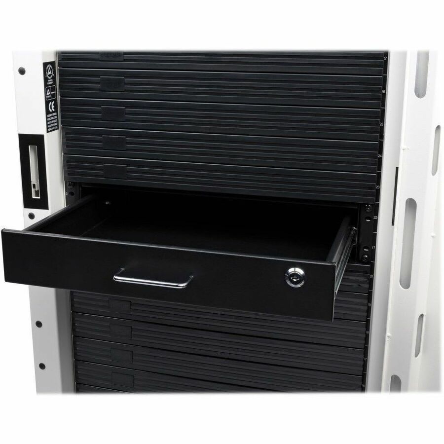 Tripp Lite by Eaton 2U Locking Rackmount Storage Drawer Rack Enclosures/ Open Frame