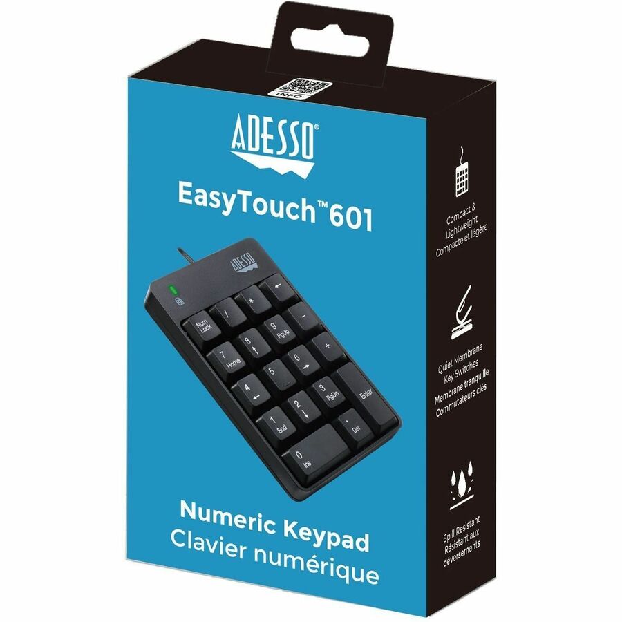 Adesso USB 18-Key Numeric Keypad