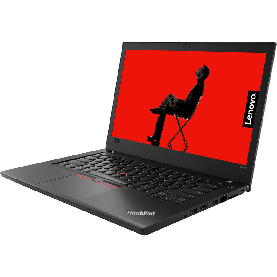 Lenovo ThinkPad T480 20L5001DUS 14" Touchscreen Notebook - 1920 x 1080 - Intel Core i5 8th Gen i5-8350U Quad-core (4 Core) 1.70 GHz - 8 GB Total RAM - 256 GB SSD