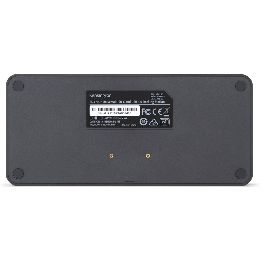 Kensington SD4700P USB-C & USB 3.0 Dual-2K Dock - Windows & Mac - DP & HDMI