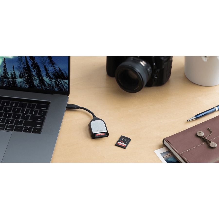 SanDisk EXTREME PRO SD UHSII USBC READER/WRITER, 2Y (SDDR409G46