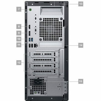 Dell OptiPlex 3000 3060 Desktop Computer - Intel Core i5 8th Gen i5-8500 3 GHz - 4 GB RAM DDR4 SDRAM - 500 GB HDD - Mini-tower