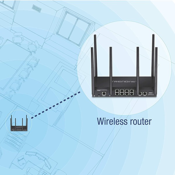 TRENDNET TEW-829DRU IEEE 802.11ac Ethernet Wireless Router