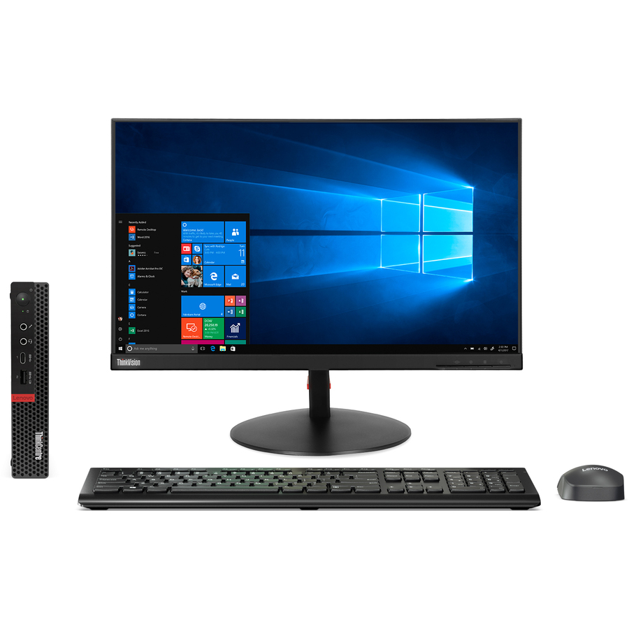 Lenovo ThinkCentre M720q 10T7003LUS Desktop Computer - Intel Core i5 8th Gen i5-8400T 1.70 GHz - 8 GB RAM DDR4 SDRAM - 128 GB SSD - Tiny