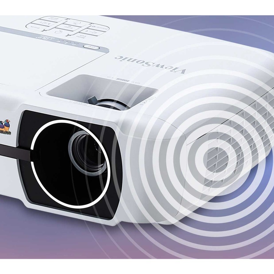 ViewSonic 1080p Projector with RGBRGB Rec 709 DLP 3D Dual HDMI 22,000:1 Contrast and Low Input Lag for Home Theater and Gaming (PX725HD)