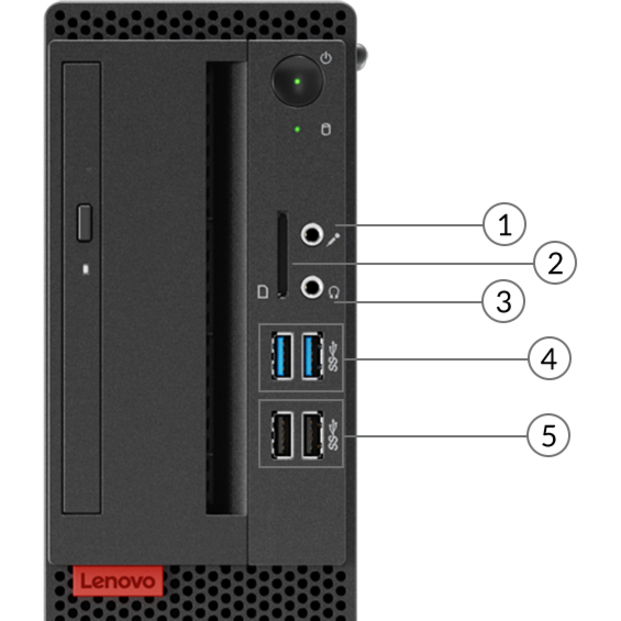 Lenovo ThinkCentre M725s Desktop Computer - AMD Ryzen 3 2200G 3.50 GHz - 8 GB RAM DDR4 SDRAM - 1 TB HDD - Small Form Factor