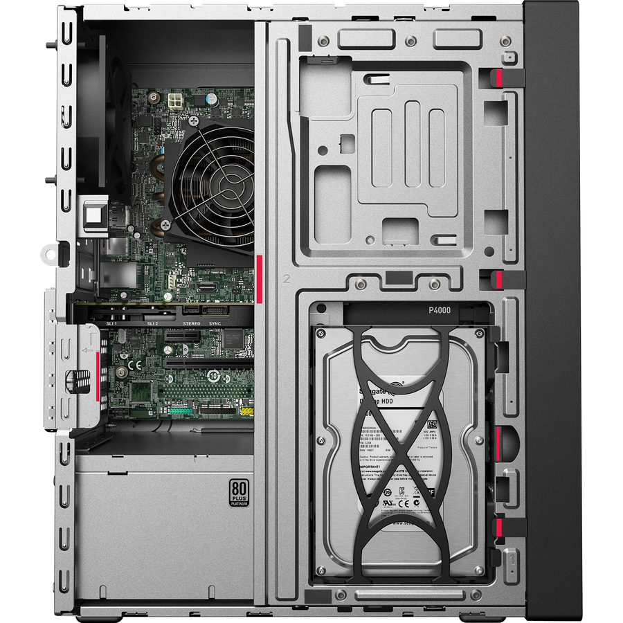 Lenovo ThinkStation P330 30C50045US Workstation - 1 x Intel Hexa-core (6 Core) i7-8700 3.20 GHz - 32 GB DDR4 SDRAM RAM - 512 GB SSD - Tower - Raven Black