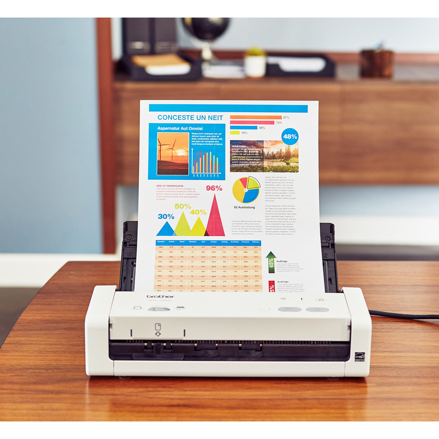 Picture of Brother ADS-1250W Wireless Compact Desktop Scanner