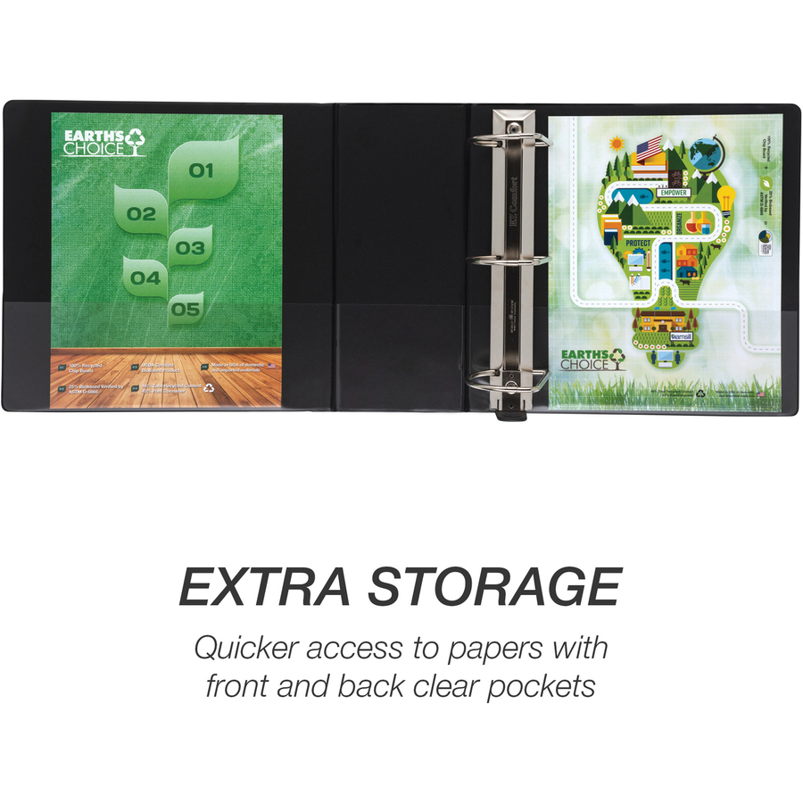 Picture of Samsill Earth's Choice Heavy Duty 5" Biobased USDA Certified Eco-friendly Storage Binder