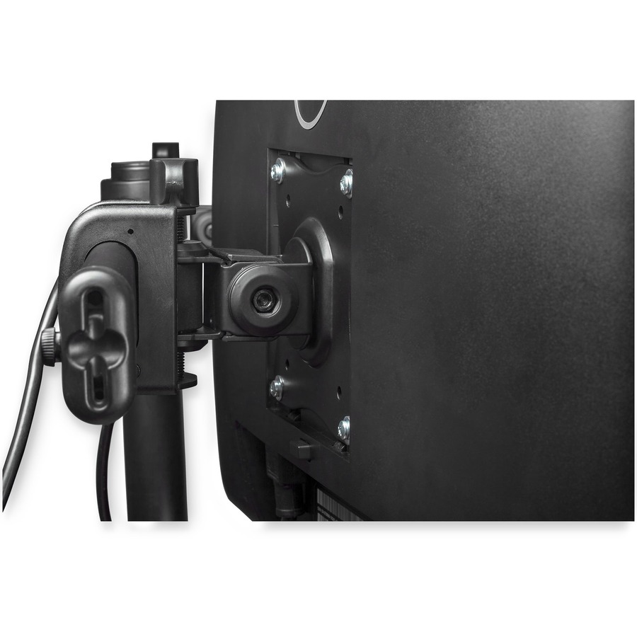 StarTech.com Desk-Mount Dual-Monitor Arm, For up to 27"(17.6lb/8kg) Monitors, Low Profile Design, Clamp/Grommet Mount, Dual Monitor Mount - Save space by mounting two monitors up to 27" onto a single low-profile base, with this desk-mount dual monitor arm