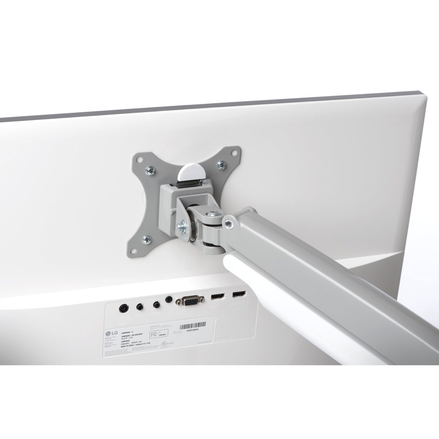 Kensington SmartFit Mounting Arm for Monitor - Silver Gray - Adjustable Height - 1 Display(s) Supported - 32" Screen Support - 8.98 kg Load Capacity - 1 / Box -  - KMWK55470WW