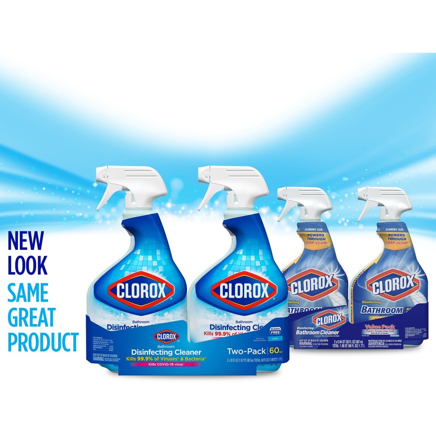 Clorox Disinfecting Bathroom Foamer with Bleach Original Spray 30