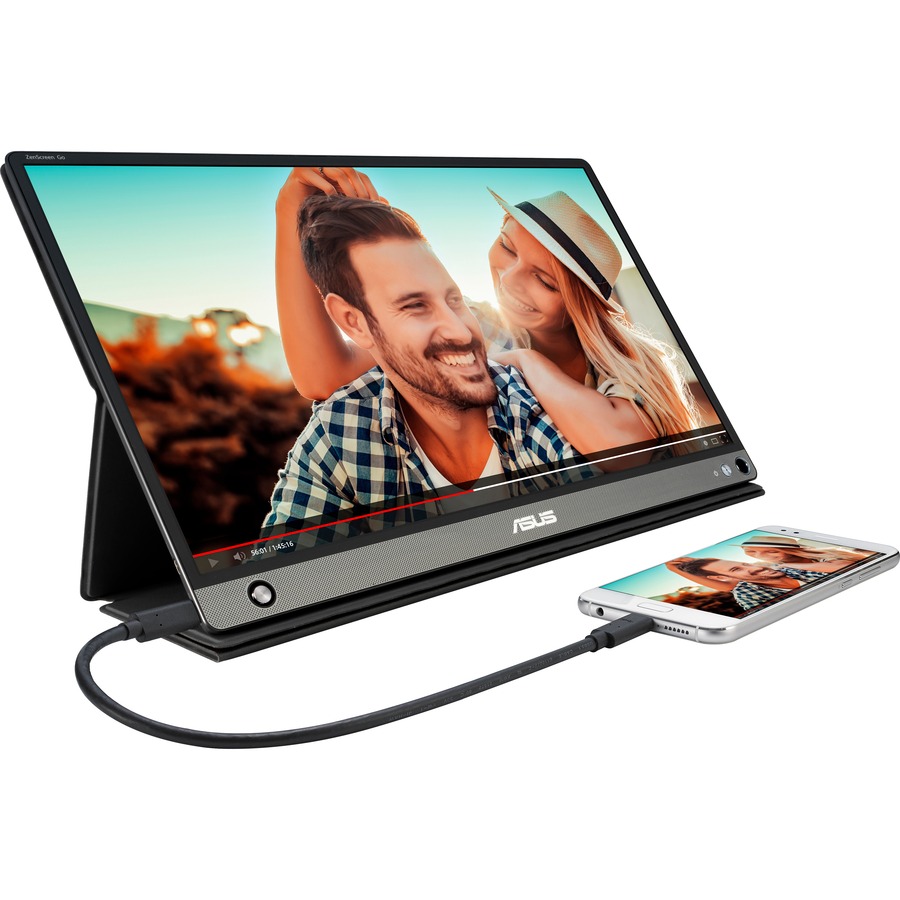 Asus ZenScreen GO MB16AHP 15.6" Full HD WLED LCD Monitor - 16:9 - Black, Gray_subImage_10