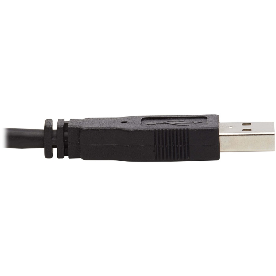 Tripp Lite by Eaton DisplayPort KVM Cable Kit - DP USB 3.5 mm Audio (3xM/3xM) + USB (M/M) 4K 4:4:4 6 ft. (1.83 m) Black