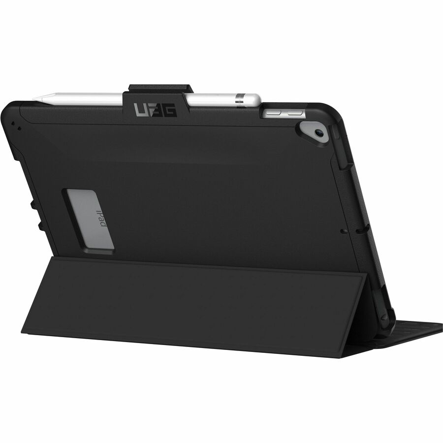 Urban Armor Gear Scout Carrying Case for 10.2" Apple iPad (7th Generation), iPad (8th Generation), iPad (9th Generation) Tablet, Pencil - Black