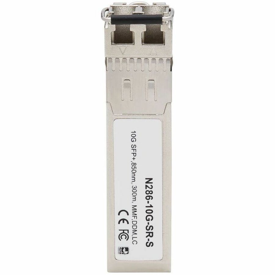 Tripp Lite by Eaton Cisco-Compatible SFP-10G-SR-S SFP+ Transceiver - 10GBase-SR, DDM, Multimode LC, 850 nm, 300M (984.25 ft.)