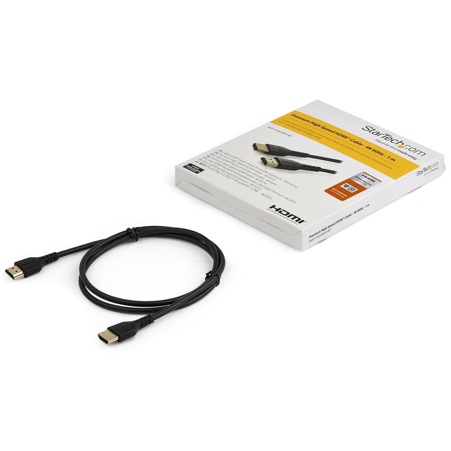 1m/3ft HDMI Cable with Locking Screw 4K - HDMI® Cables & HDMI