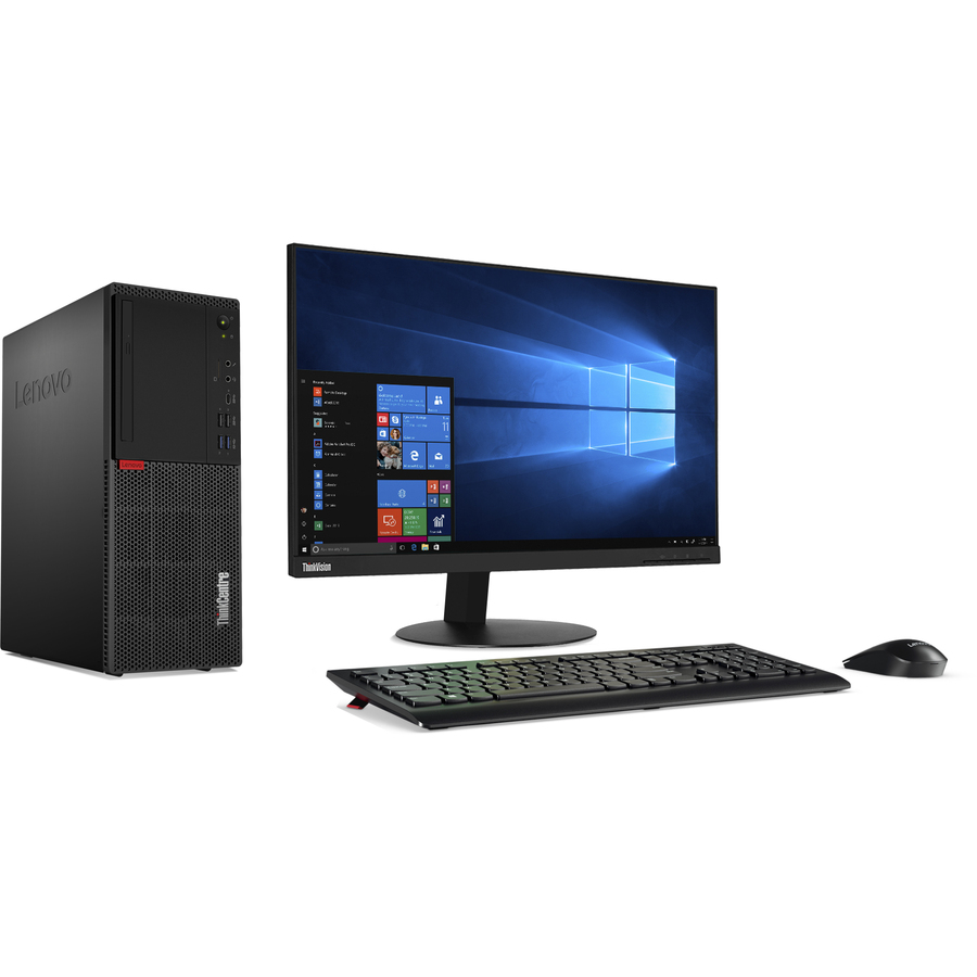 Lenovo ThinkCentre M720t 10SQ007DUS Desktop Computer - Intel Core i5 9th Gen i5-9400 2.90 GHz - 8 GB RAM DDR4 SDRAM - 256 GB SSD - Tower - Black