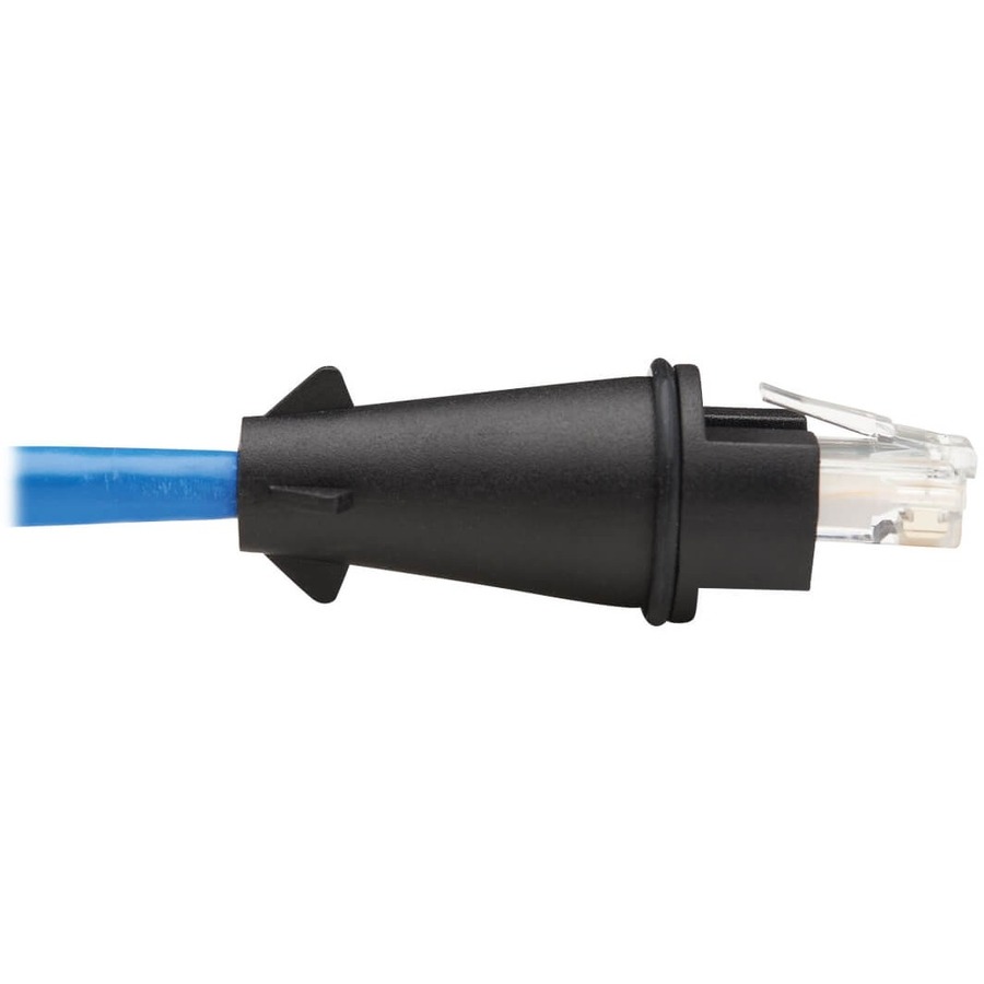 Tripp Lite by Eaton Industrial Cat6 UTP Ethernet Cable (RJ45 M/M) 100W PoE CMR-LP IP68 Blue 3 ft. (0.91 m)